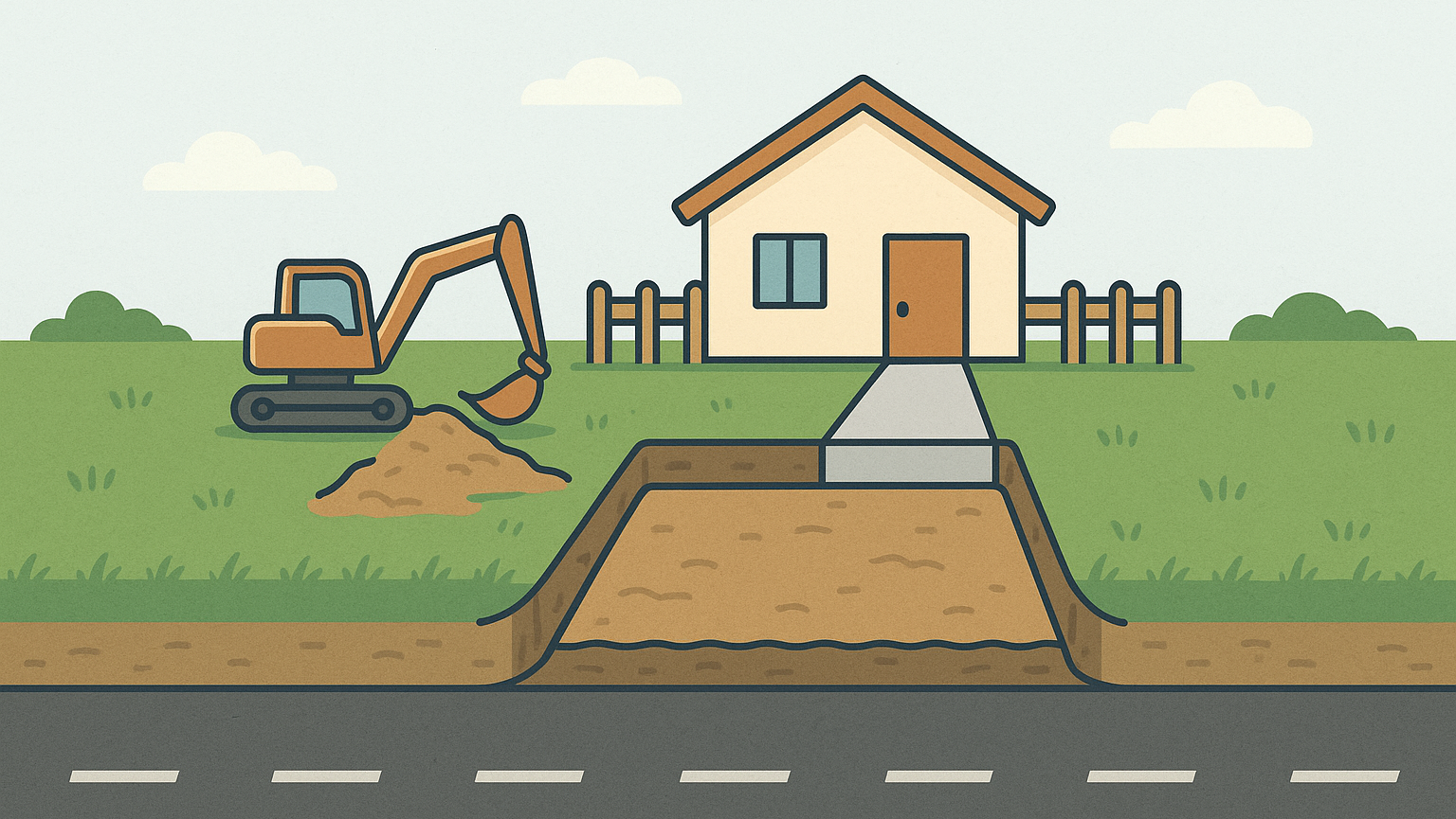 Jak wygląda proces budowania zjazdu z drogi